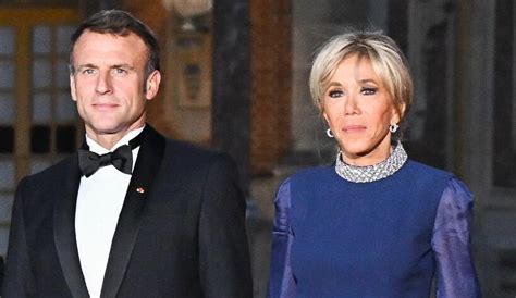 brigitte macron chanel shoes|brigitte macron deep blue dress.